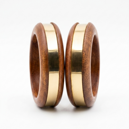 Handcrafted Wooden Bangles Set for Women