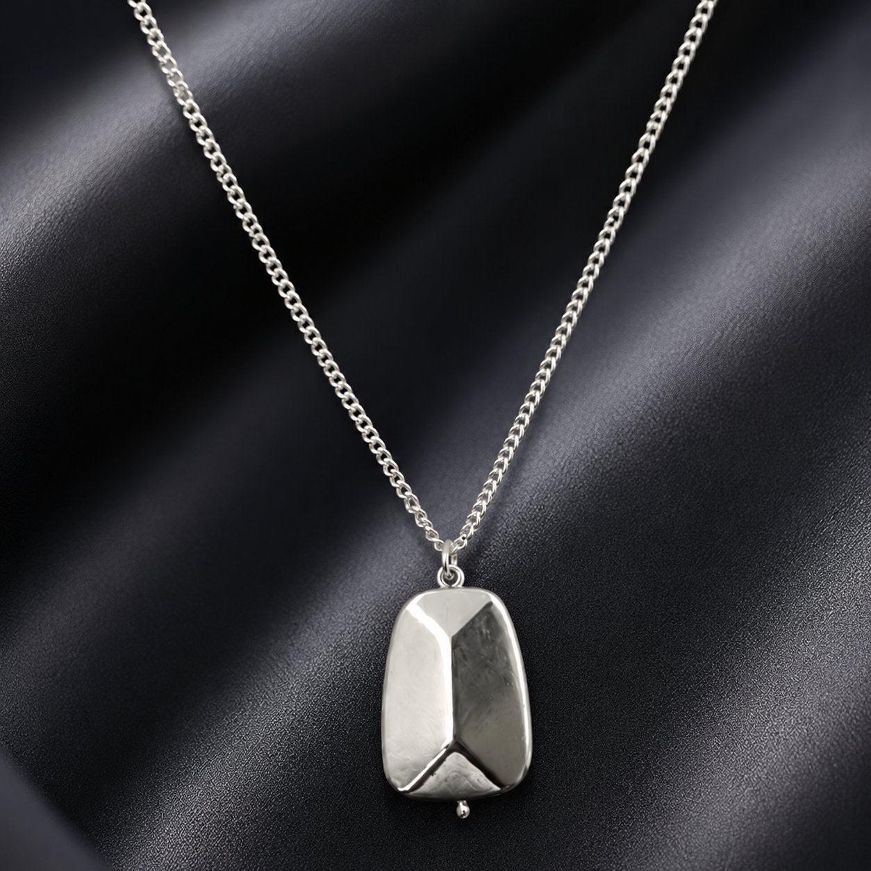 Gold Geometric Pendant Necklace