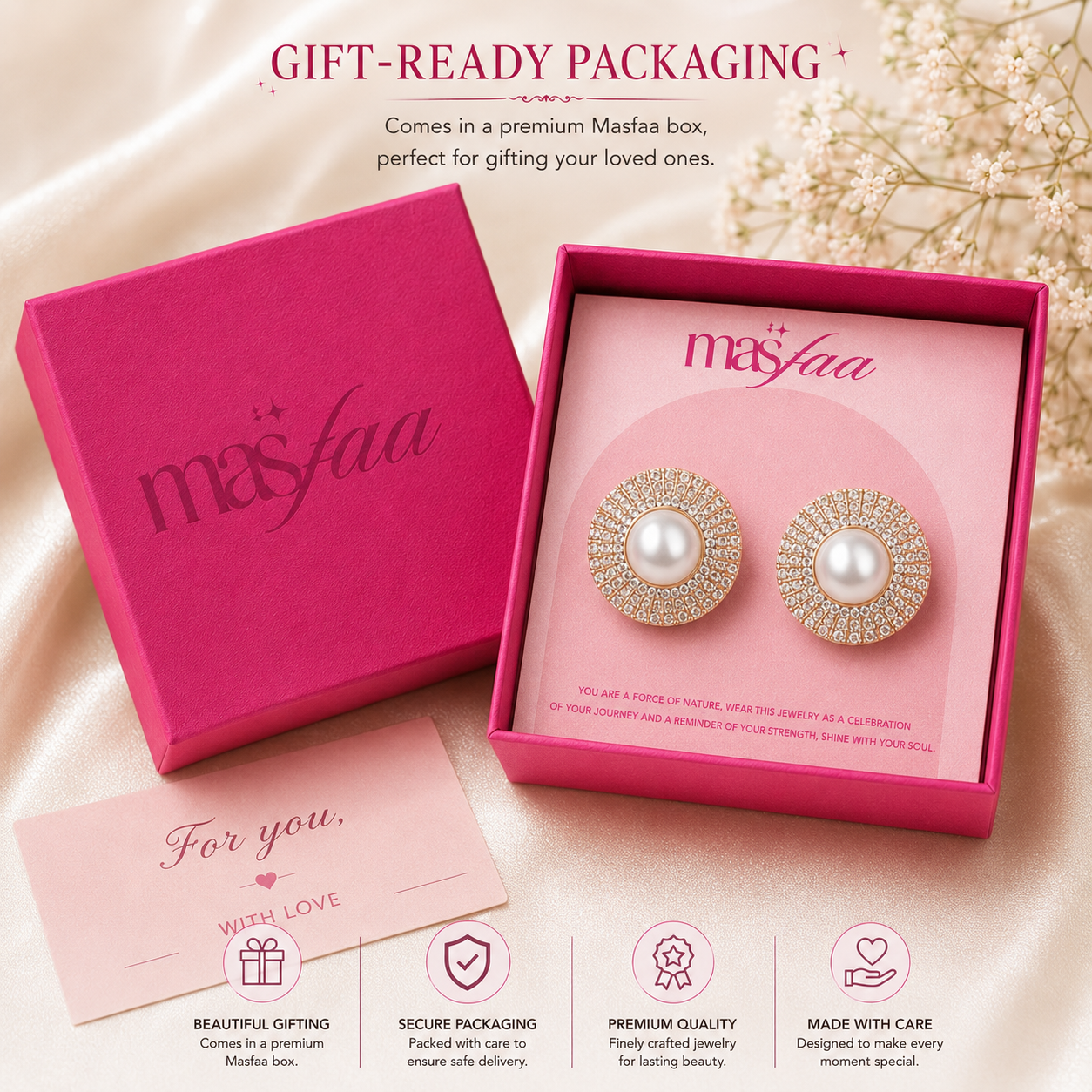 Classic Pearl Halo Earrings