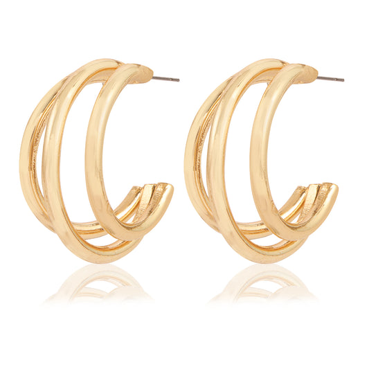 Linear Triple-Row Hoops