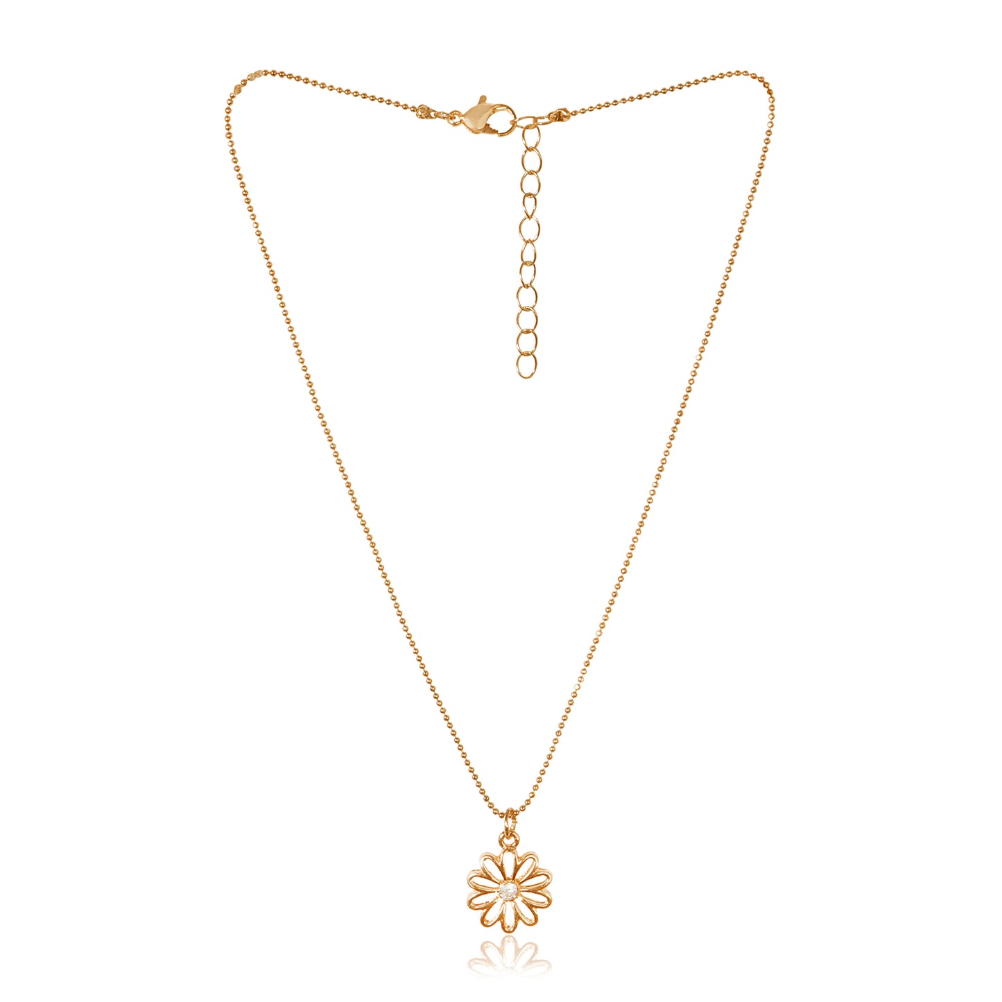 Floral Crystal Pendant