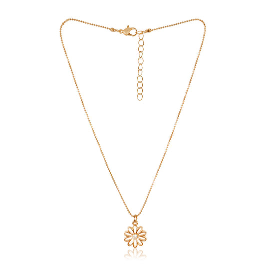 Floral Crystal Pendant