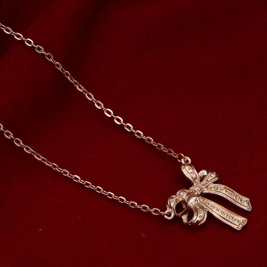 Elegant Bow Luxe Necklace