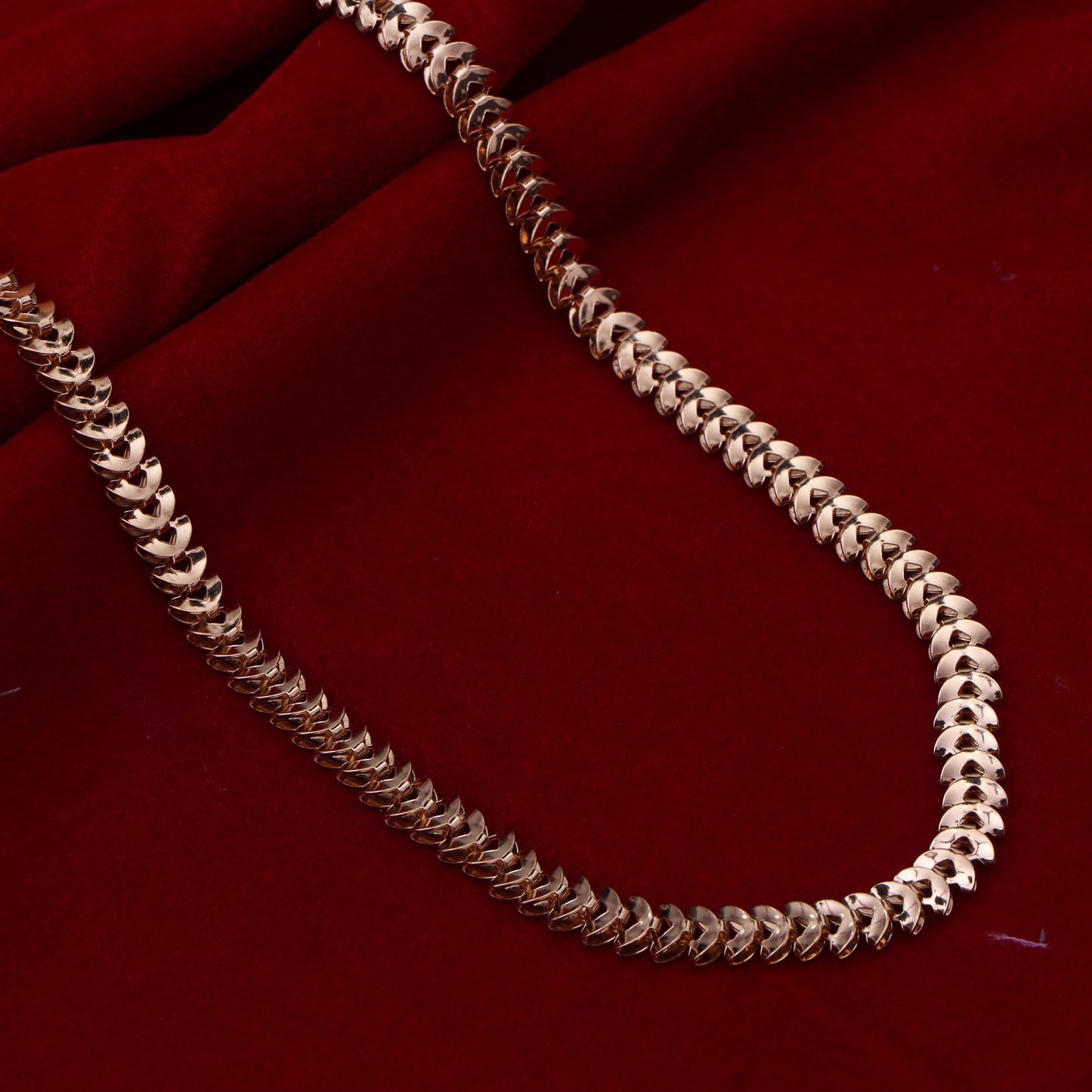 Luxe Fishbone Link Necklace