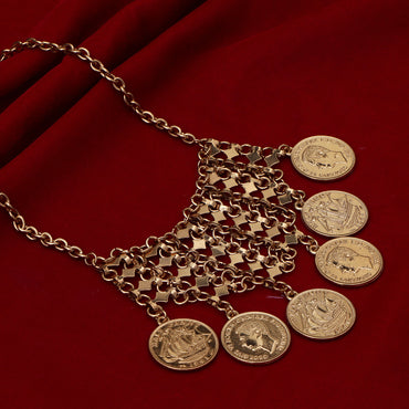 Antique Coin Necklace