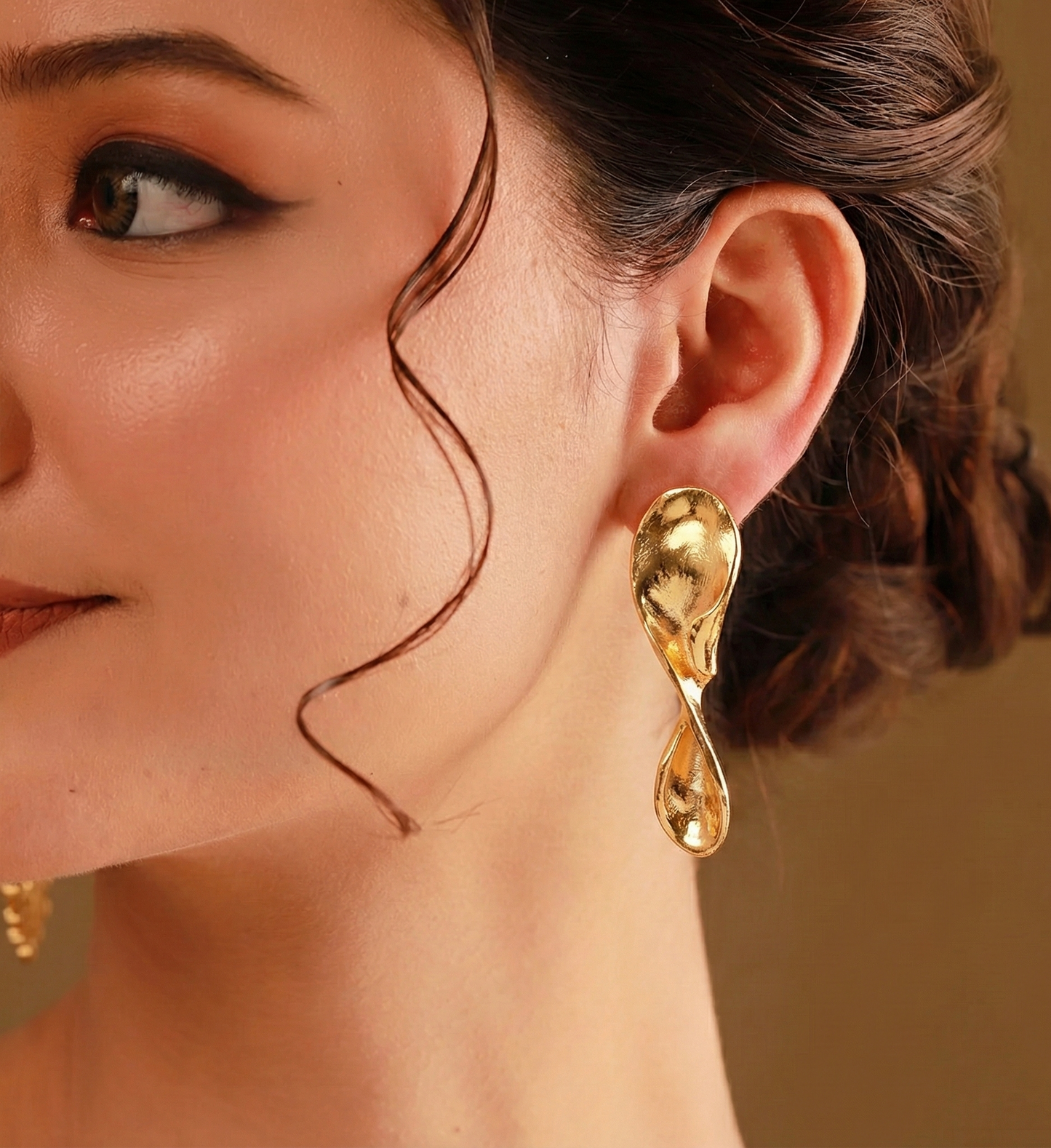 Abstract Droplet Earrings