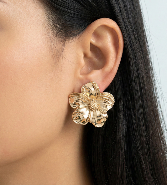 Golden Blossom Earrings