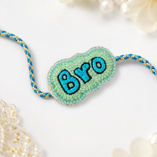 Blue Bro designer rakhi