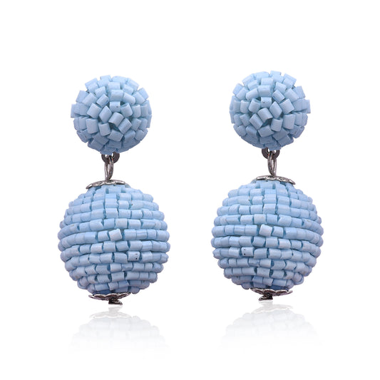 Pastel Bead Drop Earrings