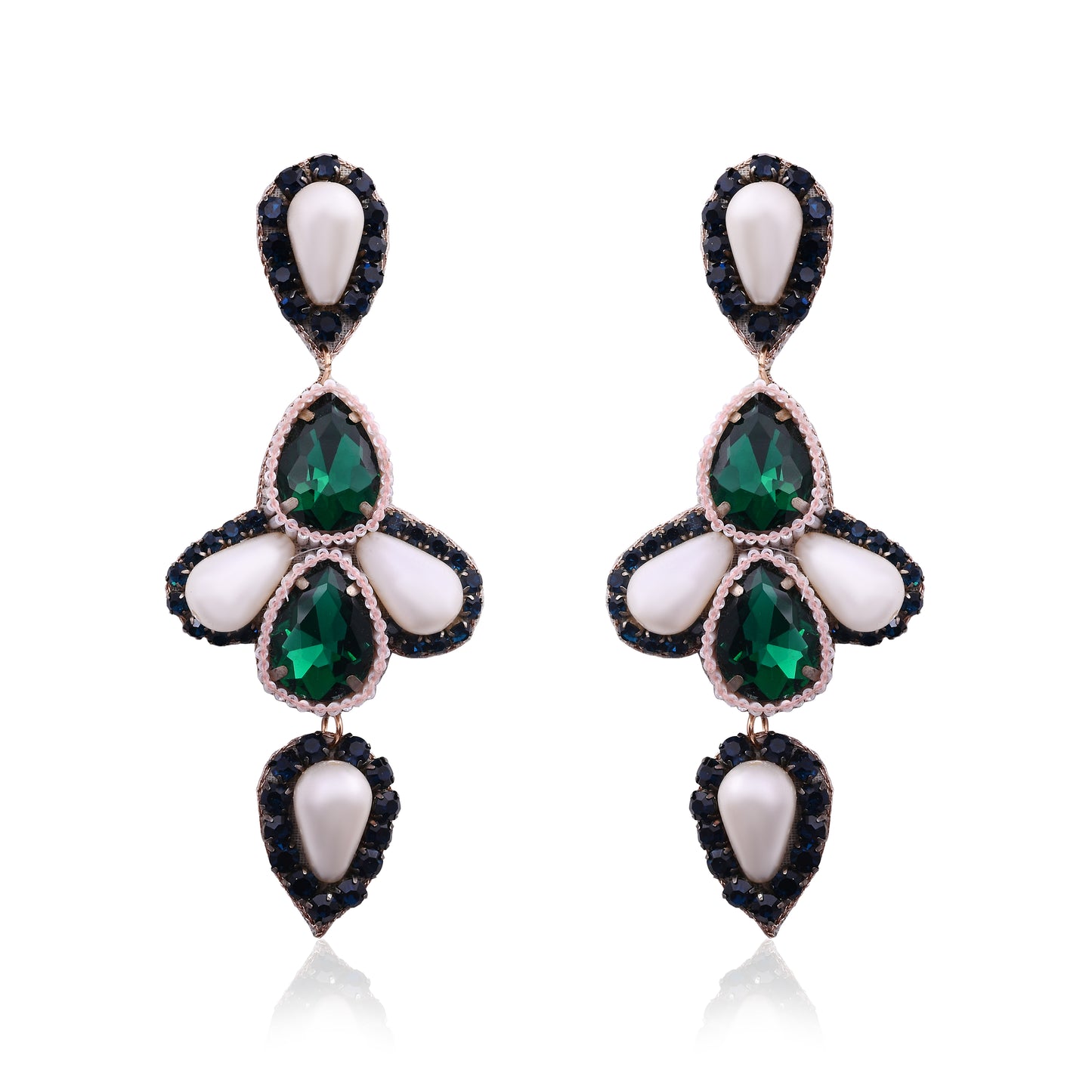 Emerald Drop Luxury Earrings