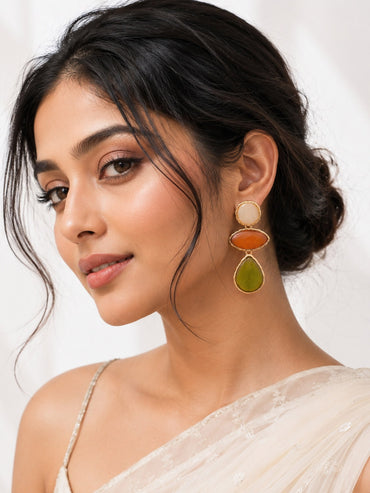Rustic Glam Dangle Earrings