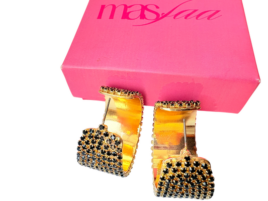 The Glimmer Black Hoop