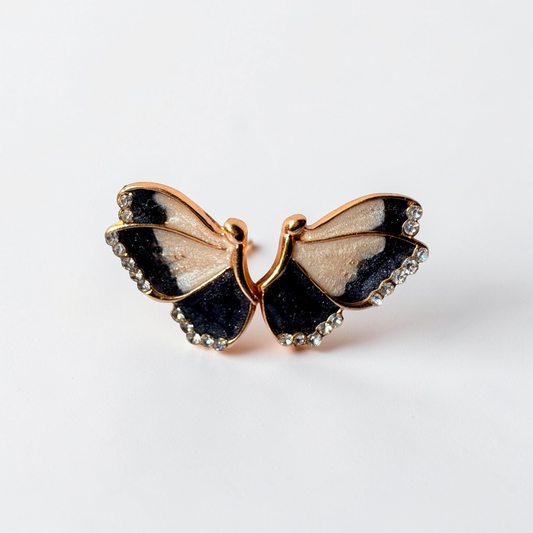 The Monarch Enamel Studs (Butterfly)