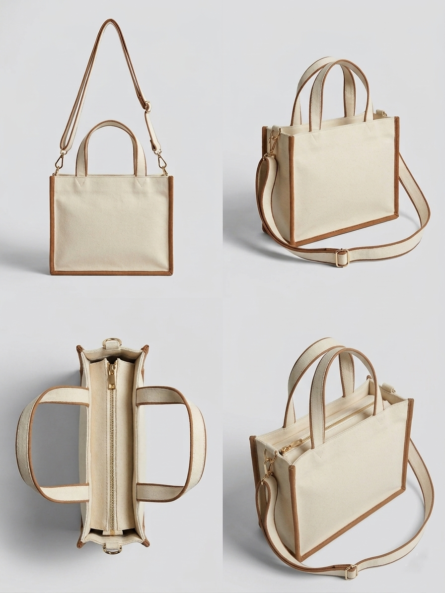 The Masfaa "Aria" Contrast Tote