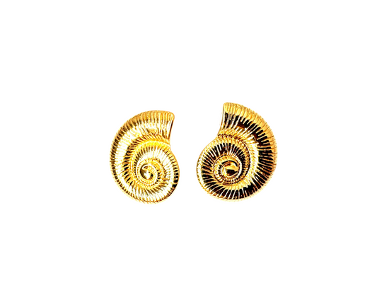 Spiral Shell Stud
