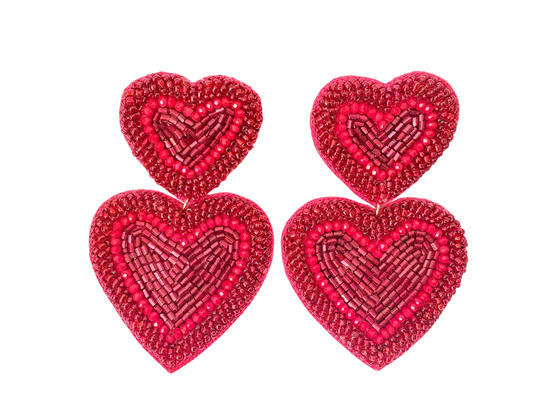 Sweetheart Drop Studs