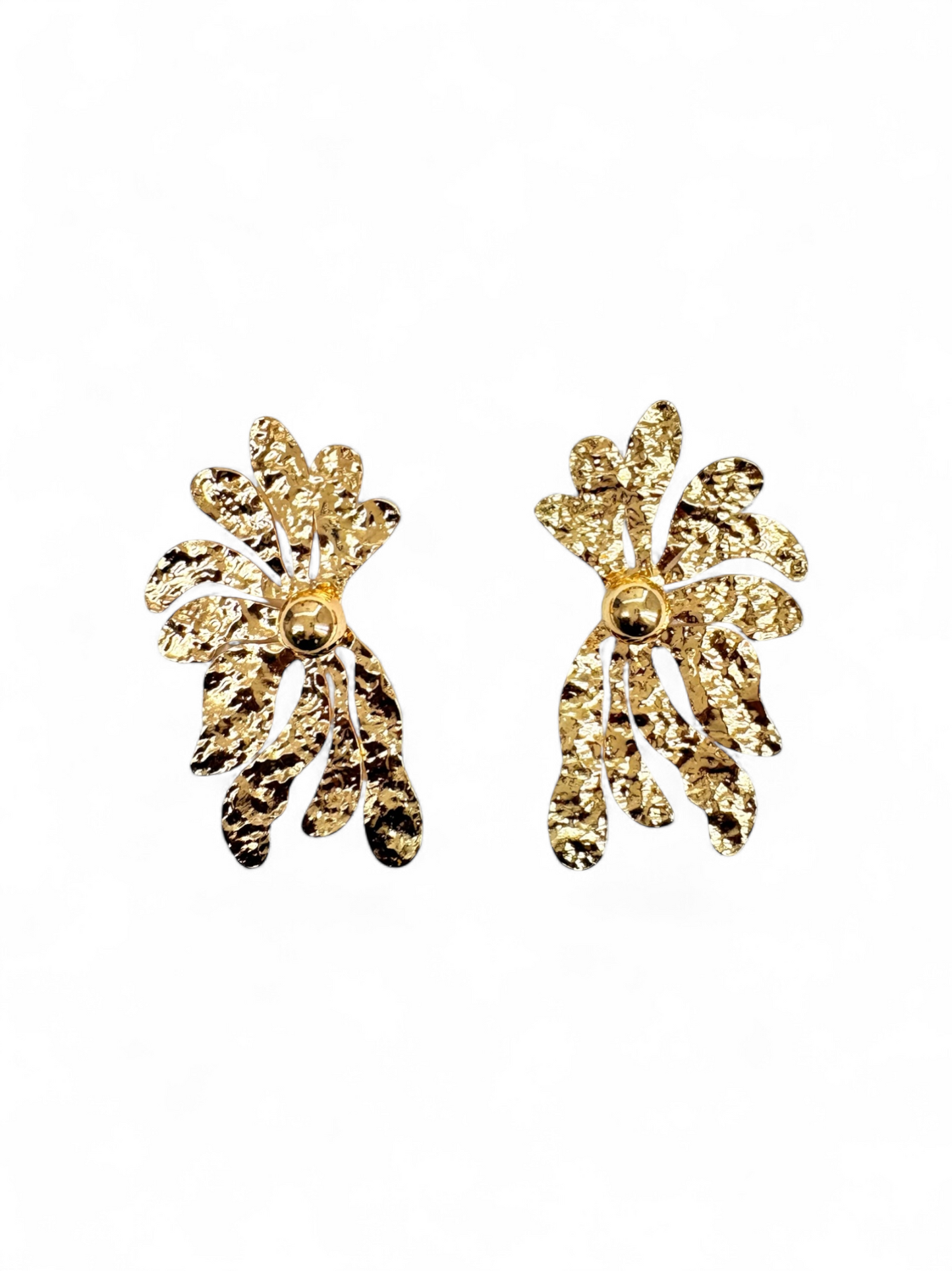 Aura Petal Textured Studs