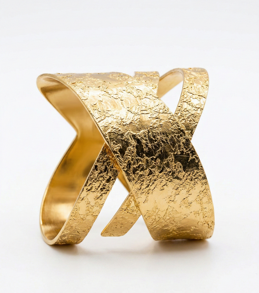 Gold Textured Cuff