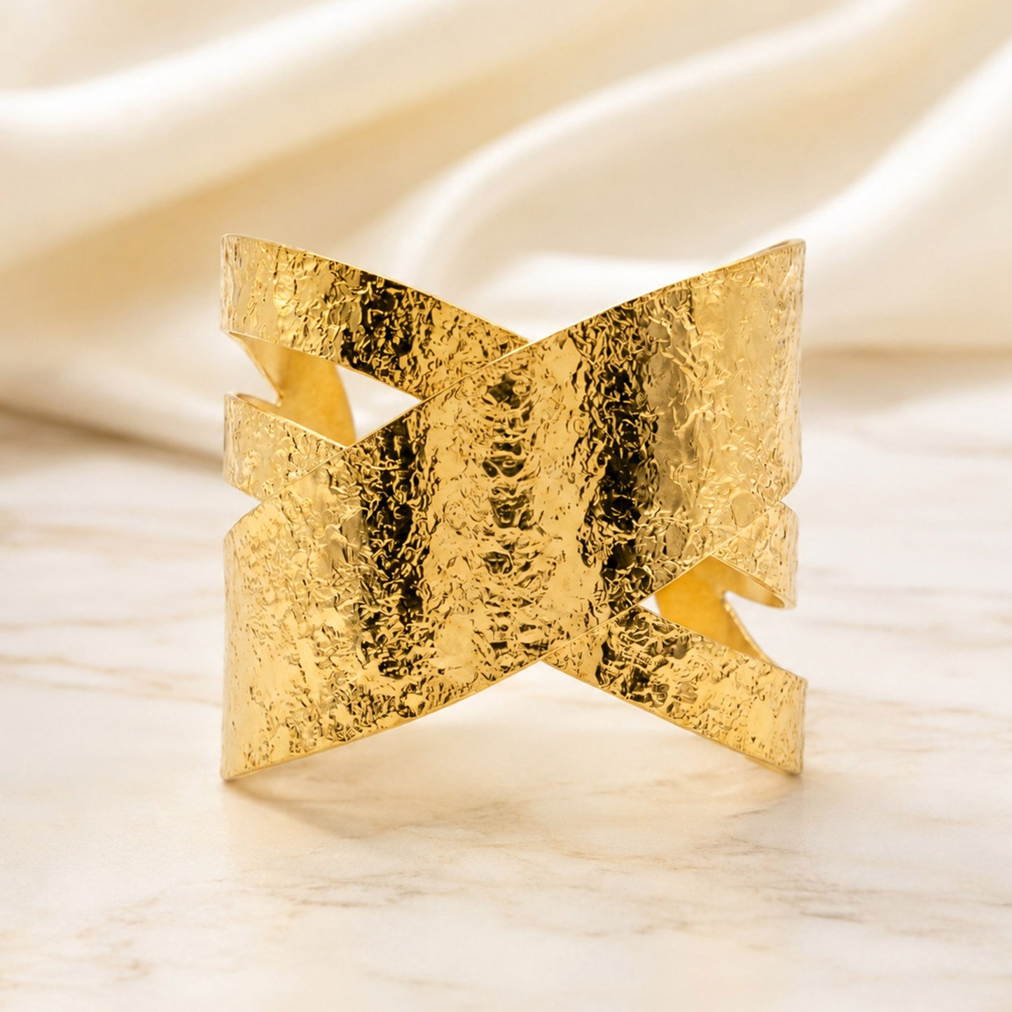 Gold Textured Cuff