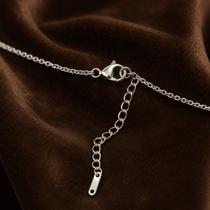 Silver Plated Cat Pendant Necklace