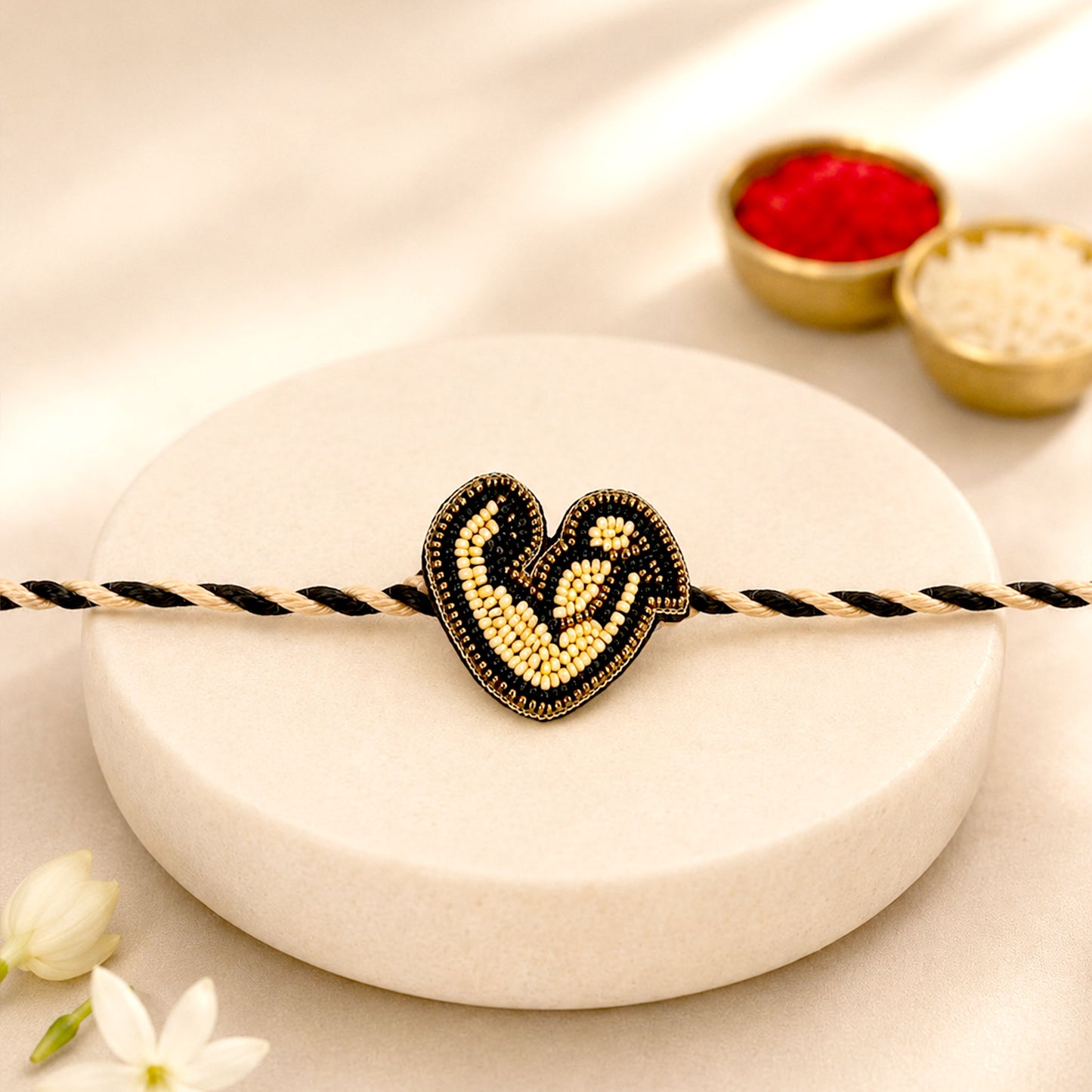 Stylish love rakhi for brother Raksha Bandhan celebration