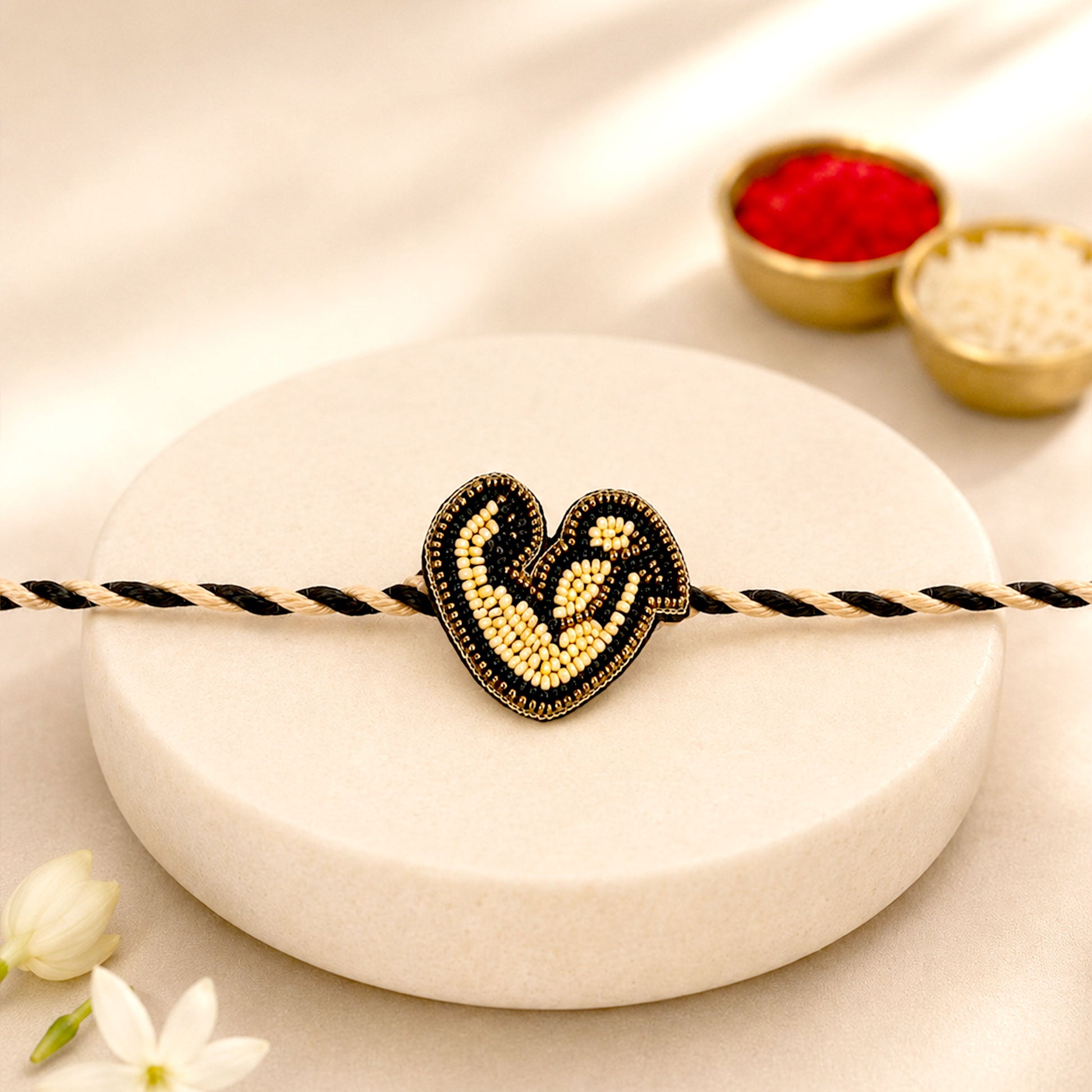 Stylish love rakhi for brother Raksha Bandhan celebration