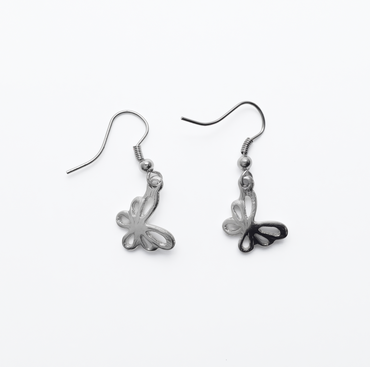 Silver Magnolia Statement Studs