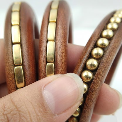 Handcrafted Wooden Bangles Set for Women