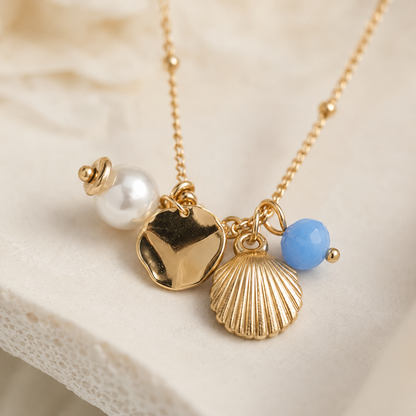 Stylish seashell charm necklace for women daily wear and holidays