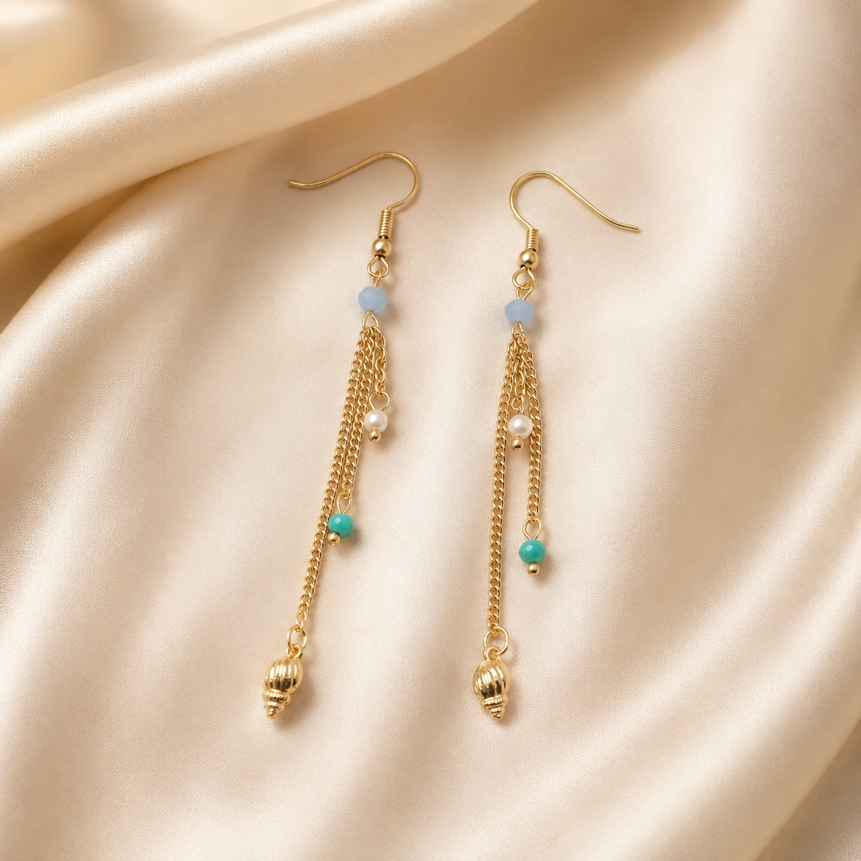 Stylish coastal earrings for women holiday and party wear