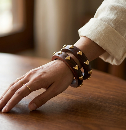 Handcrafted Wooden Bangles Set for Women