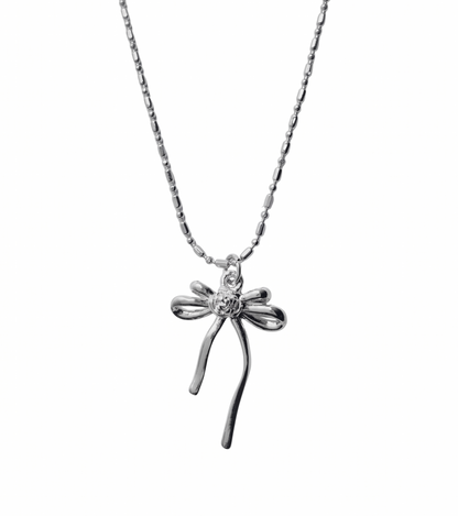 Belle Ribbon Bow Pendant