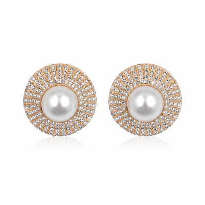 Classic Pearl Halo Earrings