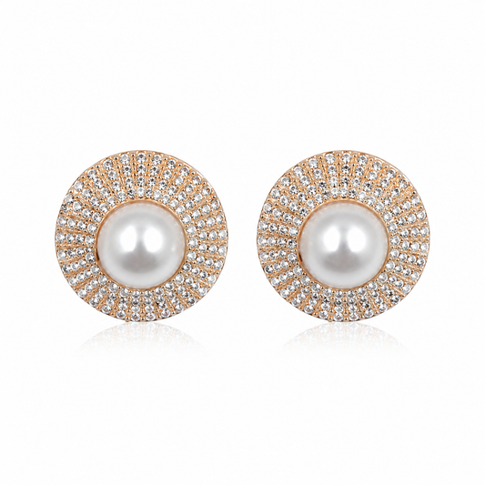 Classic Pearl Halo Earrings