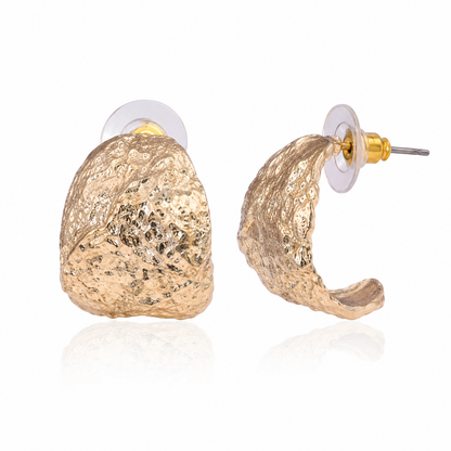 Gold Textured Metal Stud