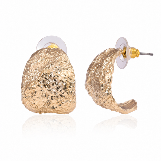 Gold Textured Metal Stud