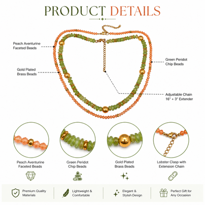 Nature Inspired Layer Necklace
