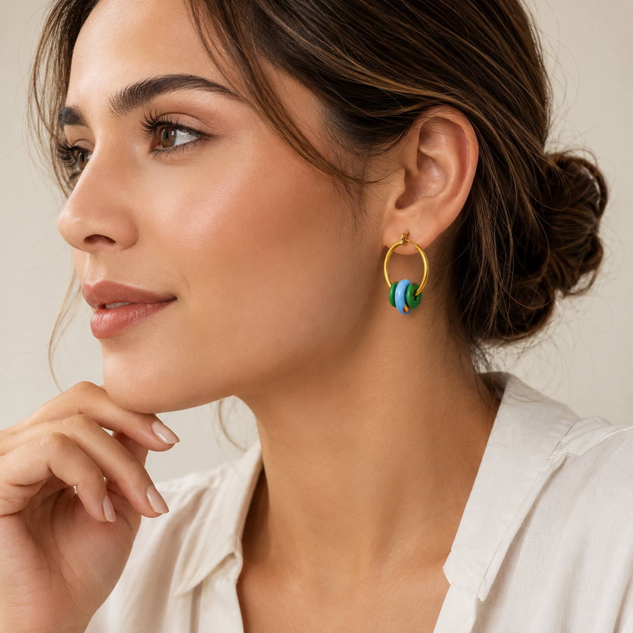 Color Pop Hoop Earrings