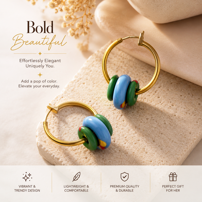 Color Pop Hoop Earrings