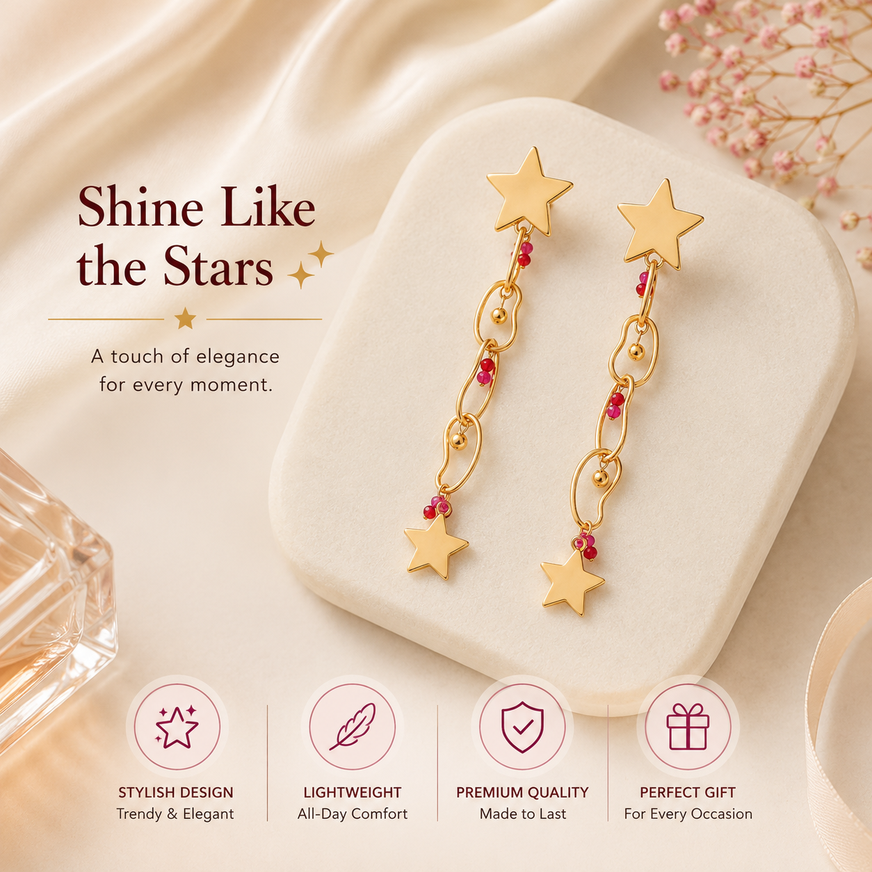 Starlight Link Earrings