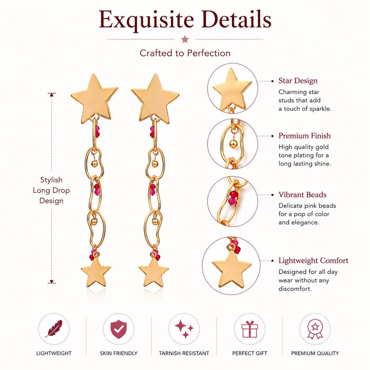 Starlight Link Earrings