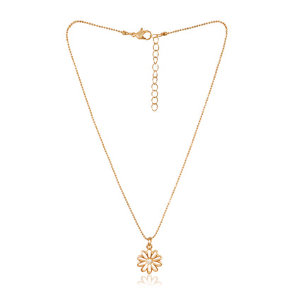 Floral Crystal Pendant