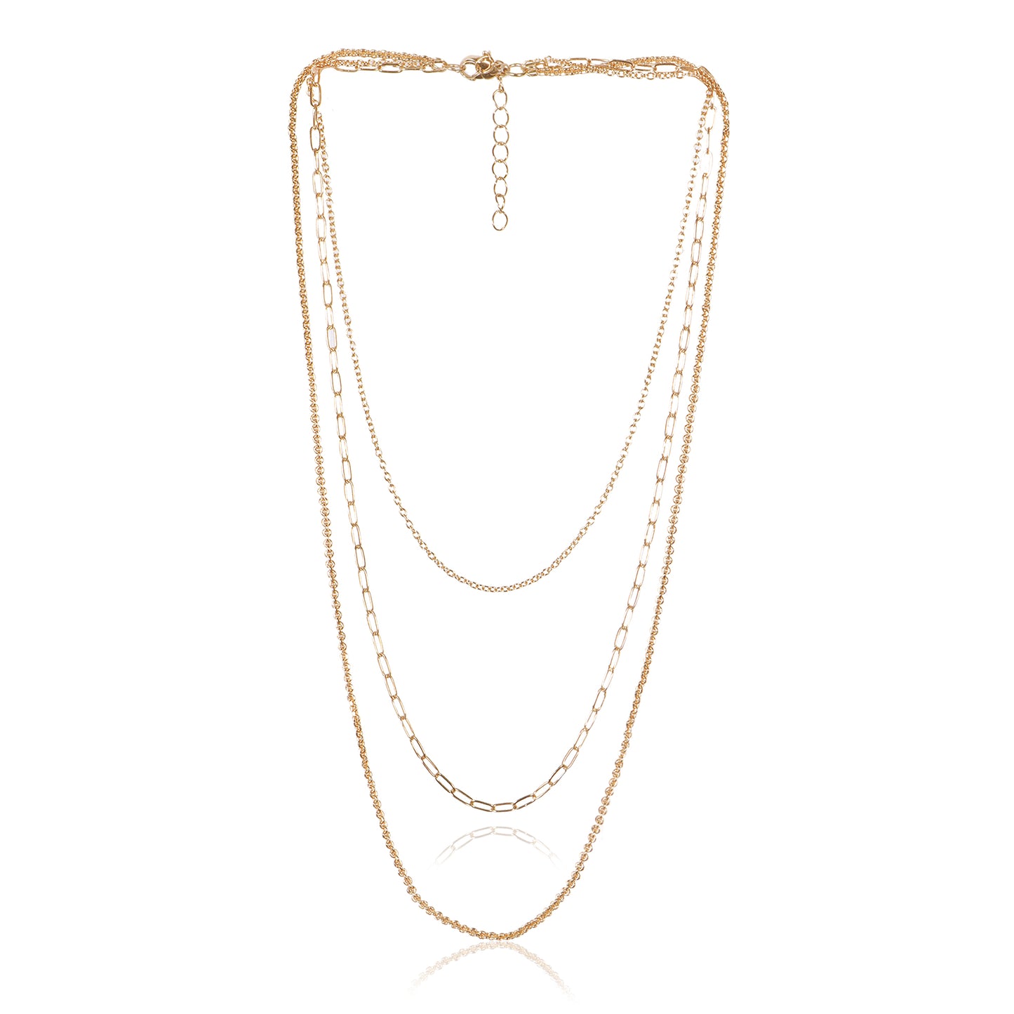 Minimal Luxe Double Chain Necklace