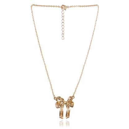 Elegant Bow Luxe Necklace