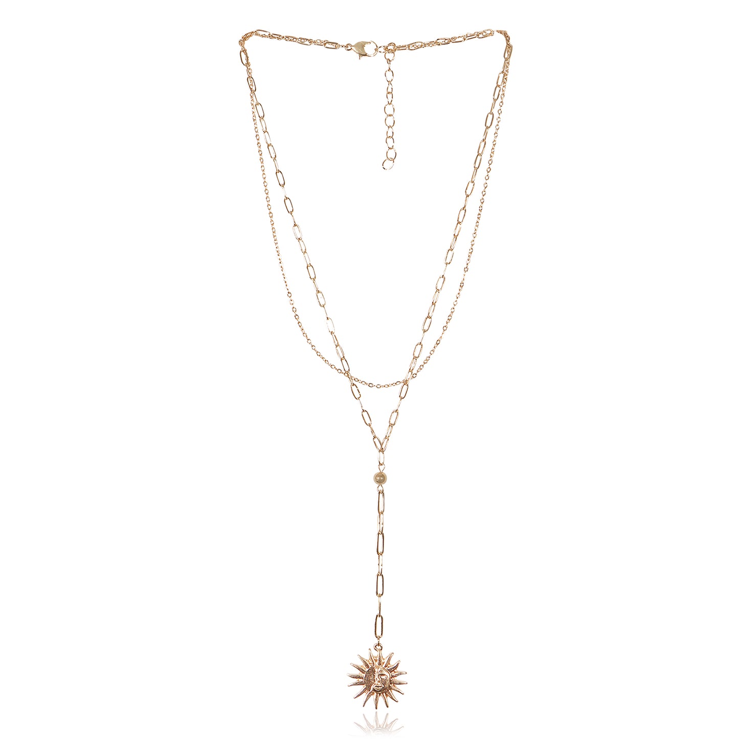 Celestial Sun Pendant Necklace