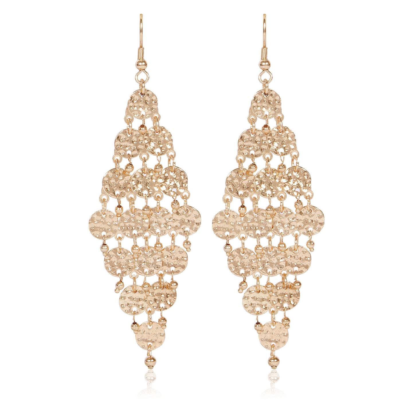 Golden Disc Earrings