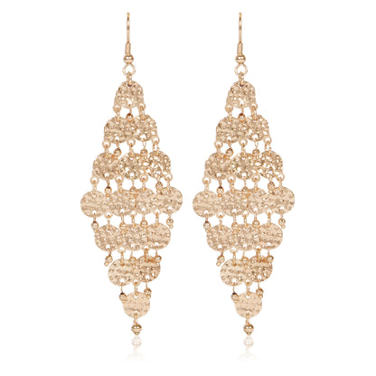 Golden Disc Earrings