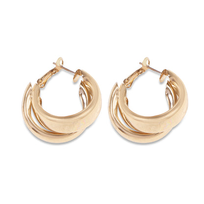 Chic Triple Band Hoops
