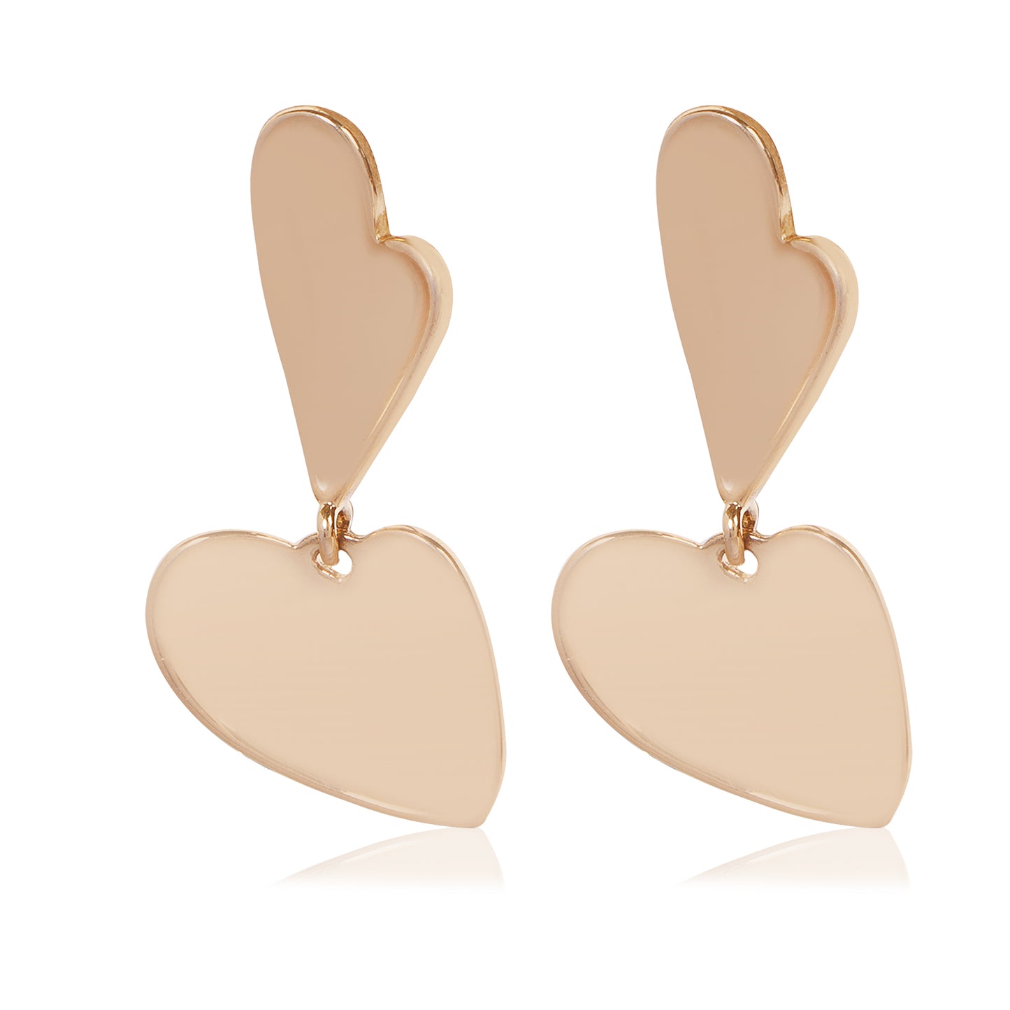 Gold Love Layer Earrings