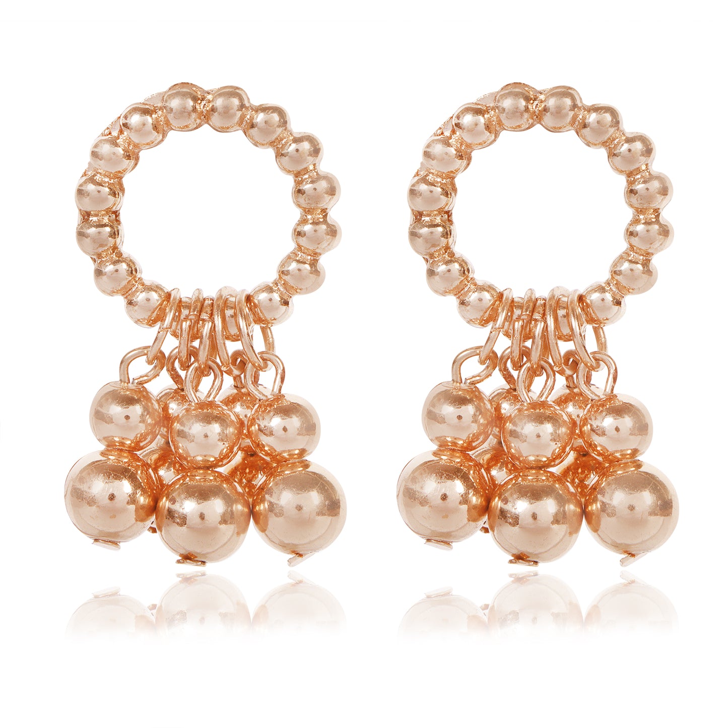 Luxe Beaded Hoop Earrings